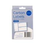 Packz 110 x 75mm Carton Labels - 60 Pack