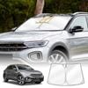 WindScreen Sun Shade for Volkswagen T-Roc 2020-2026 Blocks UV Rays Foldable Wind Screen Visor