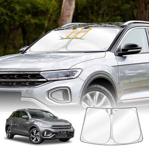 WindScreen Sun Shade for Volkswagen T-Roc 2020-2026 Blocks UV Rays Foldable Wind Screen Visor