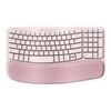 Logitech Wave Keys Wireless Ergonomic Keyboard - Rose [920-012514]