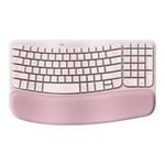 Logitech Wave Keys Wireless Ergonomic Keyboard - Rose [920-012514]