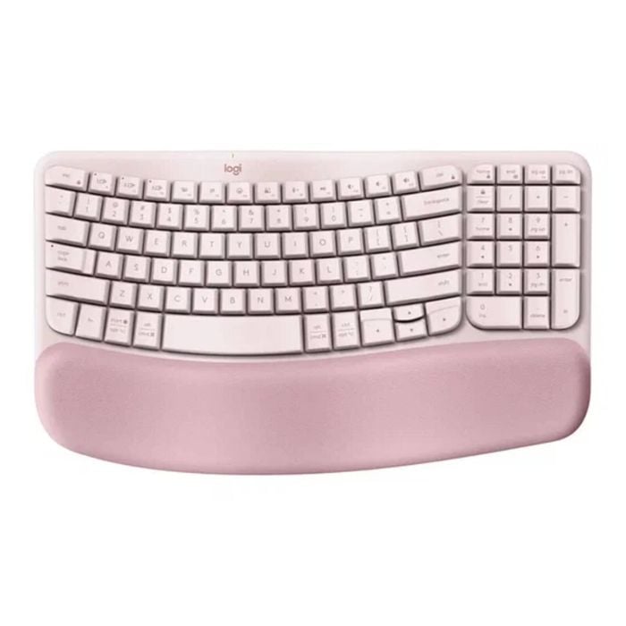 Logitech Wave Keys Wireless Ergonomic Keyboard - Rose [920-012514]