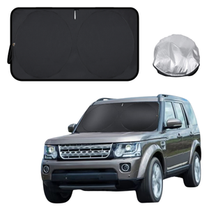 Front Windscreen Sun Shade for Land Rover Discovery 2009 - 2017 (D4) - Standard 150 x 85 cm - Black