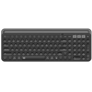 Rechargeable Wireless Bluetooth Keyboard Tablet Holder - Black