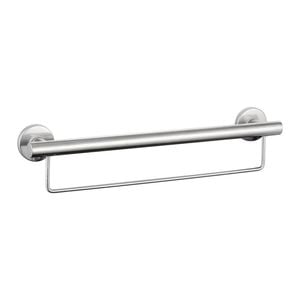 evekare 600mm Stainless Steel Towel Rail With Grab Rail