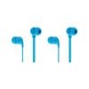 2PK Moki 45° Comfort Buds Music Earphones - Blue Coloured