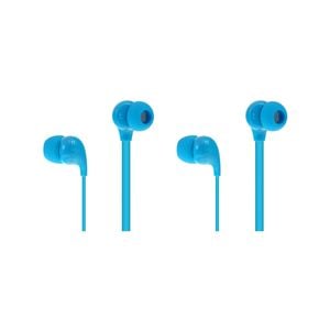 2PK Moki 45° Comfort Buds Music Earphones - Blue Coloured