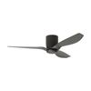 Fanforce 52" Low Profile Smart DC Ceiling Fan With Remote Black/Black