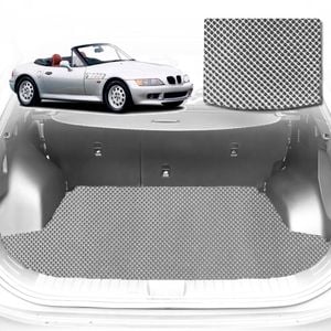 6D Diamond Car Boot Mat for BMW Z3 E36/7, E36/81997-2002-Coupe-Cargo Mat-Grey-Outback GT