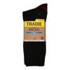 Tradie Men's Black Heavy Duty Work Crew Socks 3 Pack Size 7-10
