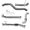 Ignite Exhausts Turbo Back For Mazda Bt50 B30b 3" Cat & Straight Pipe Only Raw Aluminised Steel