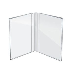 Unigift Inspire Vertical Double Picture Photo Frame 10x15cm Clear