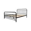 Metallica Queen Bed Size Metal Frame Platform Mattress Base - Black