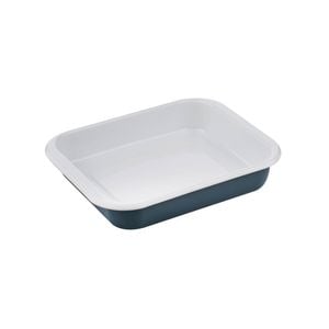 Ladelle Visto 29x23cm Enamel Carbon Steel Baking Dish Small Rect - Blue
