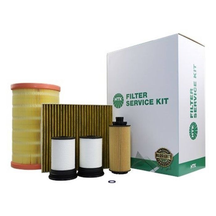 NTK Complete Filter Service Kit for Holden Colorado LS RG Ute 2013-2020 2.8L | Air, Oil, Fuel, Cabin Filter