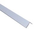 Rapidmesh 20 x 12 x 1.4mm x 2m Aluminium Unequal Angle White