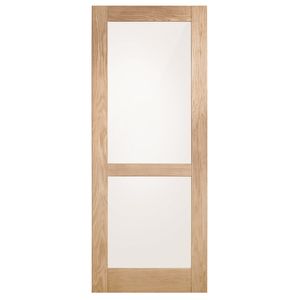 Corinthian Moda Translucent Glass White Oak Internal Door AMODG8 - 820mm x 2340mm x 35mm