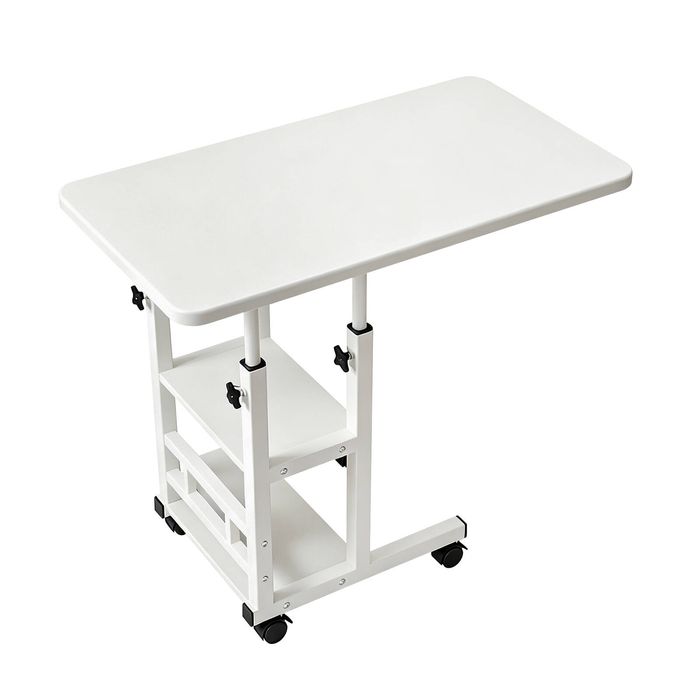 Familand Standing Desk Height Adjustable Home Office Tables in White