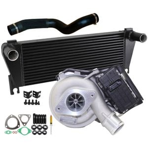 Upgrade Billet Turbo Charger With 70mm Intercooler & Hose For Ford Everest 2.2L 2015 Onwards