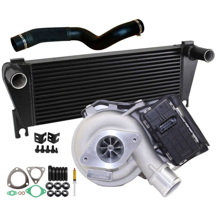 Upgrade Billet Turbo Charger With 70mm Intercooler & Hose For Ford Everest 2.2L 2015 Onwards