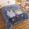 CottonMore Large Ultimate Sherpa Blanket Luxurious Plush Throw Rug 200x230cm - Lunch Time