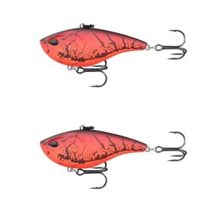 2x 13 Fishing 2.5 Inch El Diablo Vibe Lipless Crank Lures - Mudbug Punch