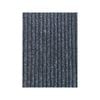 Q'Decor 2m Dark Grey Gel Back Ribbed Marine Carpet