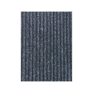 Q'Decor 2m Dark Grey Gel Back Ribbed Marine Carpet