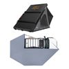 San Hima 270° Awning Driver Side + Kalbarri Lite Gen 2 Rooftop Tent + Rack