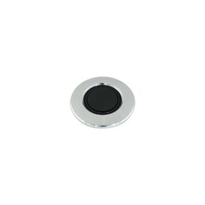 Cal Custom 6 Bolt Steering Wheel Horn Button without Bolt Holes Polished Aluminium