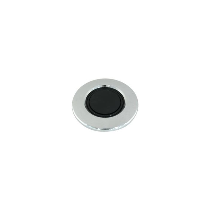 Cal Custom 6 Bolt Steering Wheel Horn Button without Bolt Holes Polished Aluminium