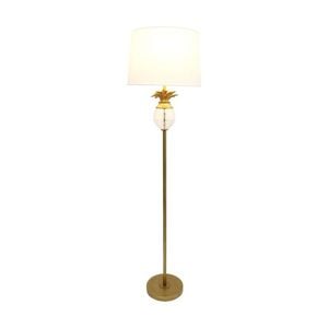 Lvd Glass Pineapple Gold Metal Stand Floor Lamp Home Decor 40.5x40.5x162.5cm