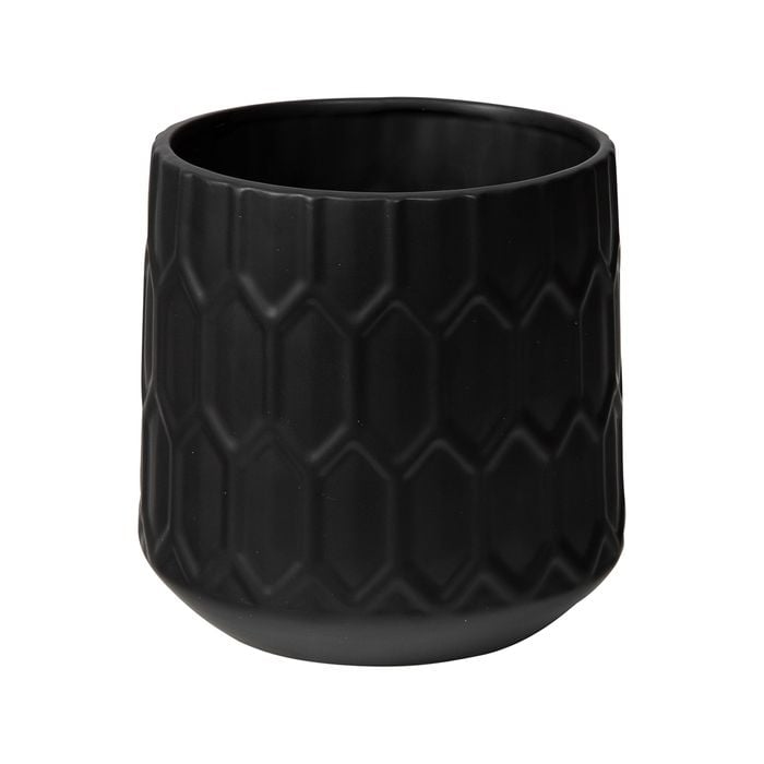 Northcote Pottery 17cm Black Carter Pot - Black