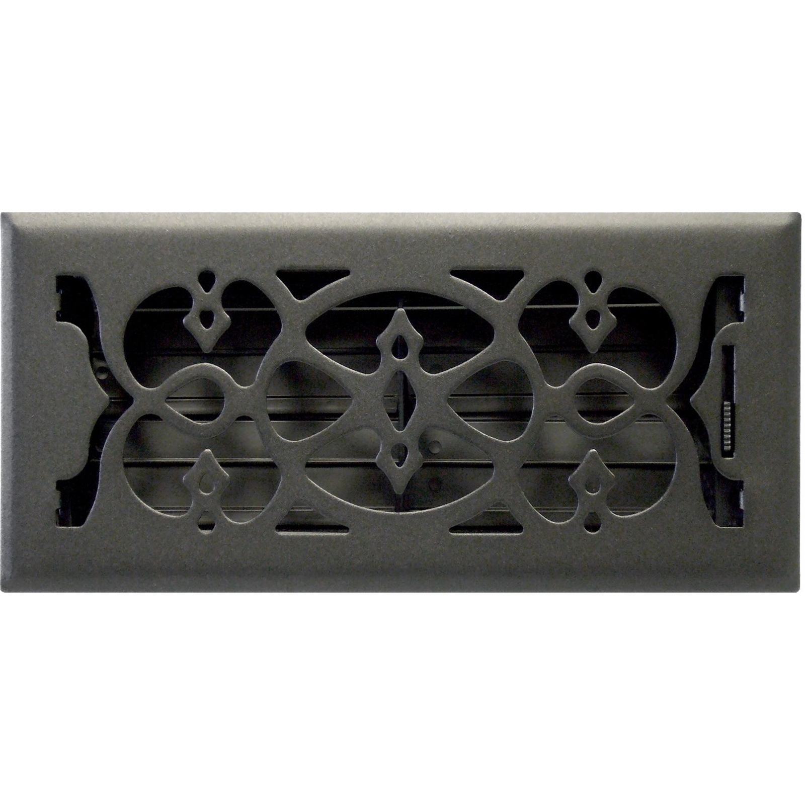 Accord 15 x 35cm Matte Black Victorian Floor Vent Register product image