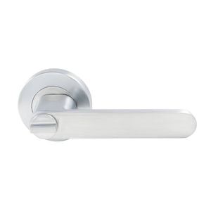 Lemaar 65mm Satin Chrome Almeri Privacy Set 22402SC