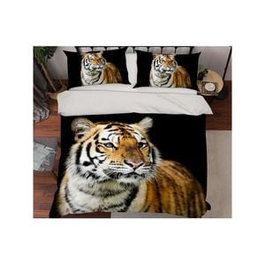 3D Animal Tiger 71 Bed Pillowcases Quilt King Size