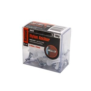 Ramset 6.5 x 25mm Round Nylon Anchor Pack - 25 Pack