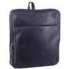Pierre Cardin Rustic Large Leather Backpack  Rucksack  Wo Midnight