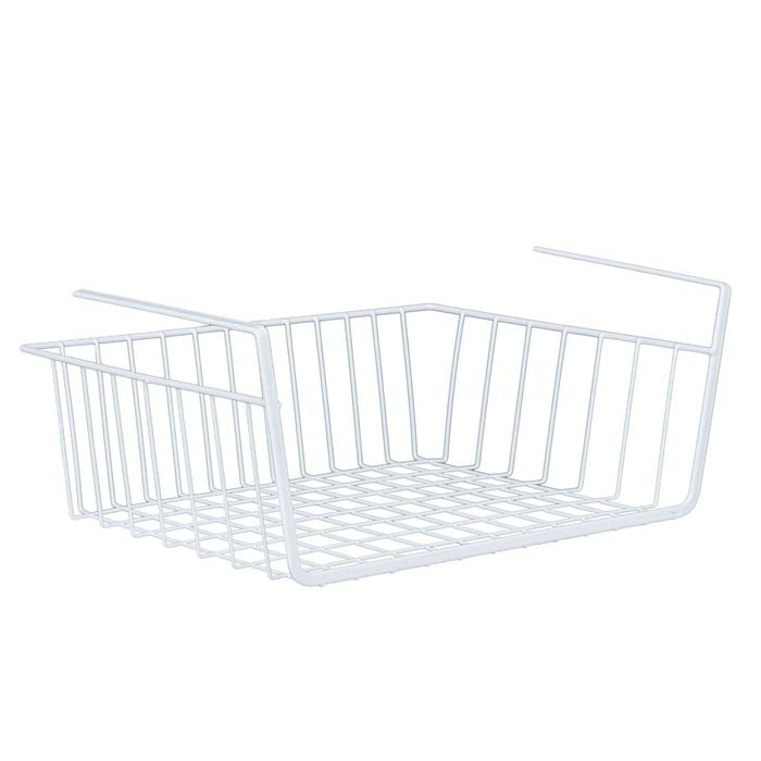 Flexi Storage Clever Cube White Wire Undershelf Basket