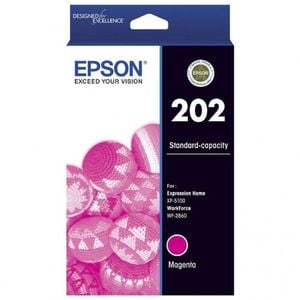 Epson Epson 202 Magenta Ink Cartridge Toner C13T02N392 Genuine Original