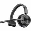 Poly Voyager 4300 Uc 4310 Wireless Over-the-head, On-ear Mono Headset - Black - Siri, Google Assistant - Monaural