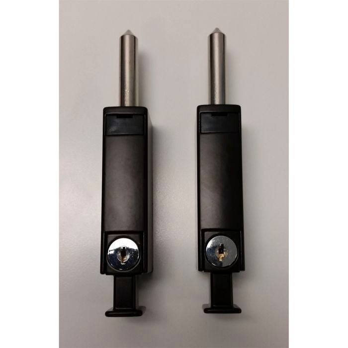 Secure Zone Patio Bolt Black 2pk