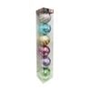 Deck The Halls Jumbo Bauble Ornament - 6 Pack