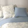 Dreamaker 100% Cotton Reversible European Pillowcase Odette Twin Pack