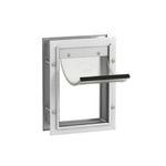Hakuna Pets Small White Deluxe Aluminium Pet Door