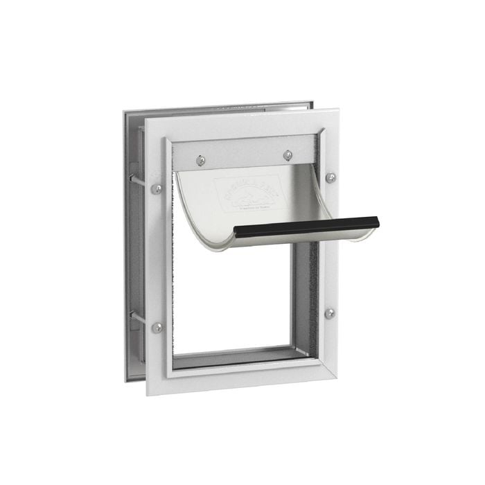 Hakuna Pets Small White Deluxe Aluminium Pet Door