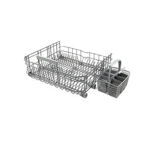 Dishwasher Bottom Basket Assembly With Cutlery Basket 441257. Suits Asko