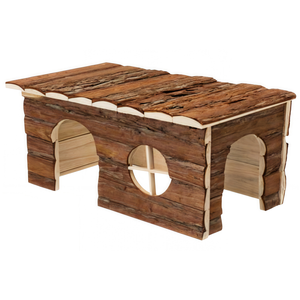 Yes4pets Hamster Wooden House Small Animals Hideout Home For Rat Mice Gerbil Mini Rabbit Mouse