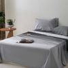Grey Ombre 100% Cotton Bedding Sheet Set - Queen Size