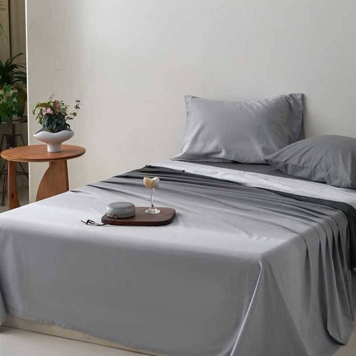 Grey Ombre 100% Cotton Bedding Sheet Set - Queen Size